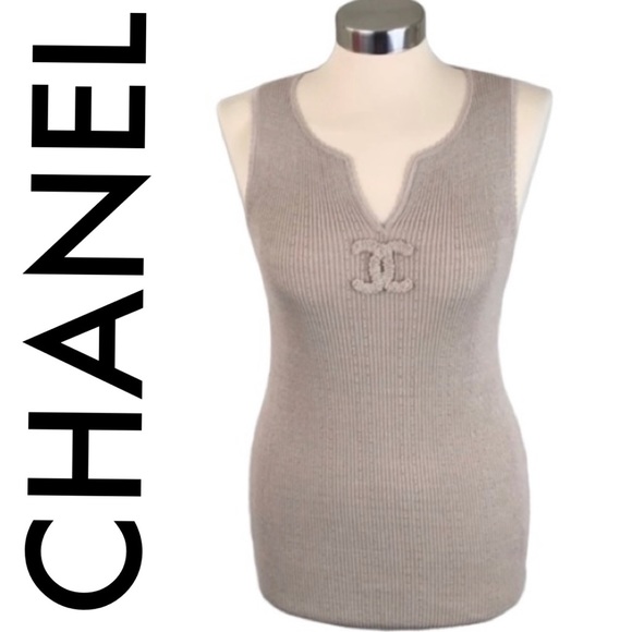 CHANEL Tops - 🆕 CHANEL NEW KNIT TOP 💯AUTHENTIC